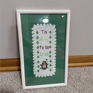Tis Lucky to be Irish Vintage Frame